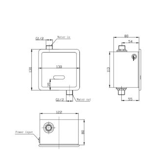 Клавиша смыва ArtCeram Atelier 801.000.71 никель